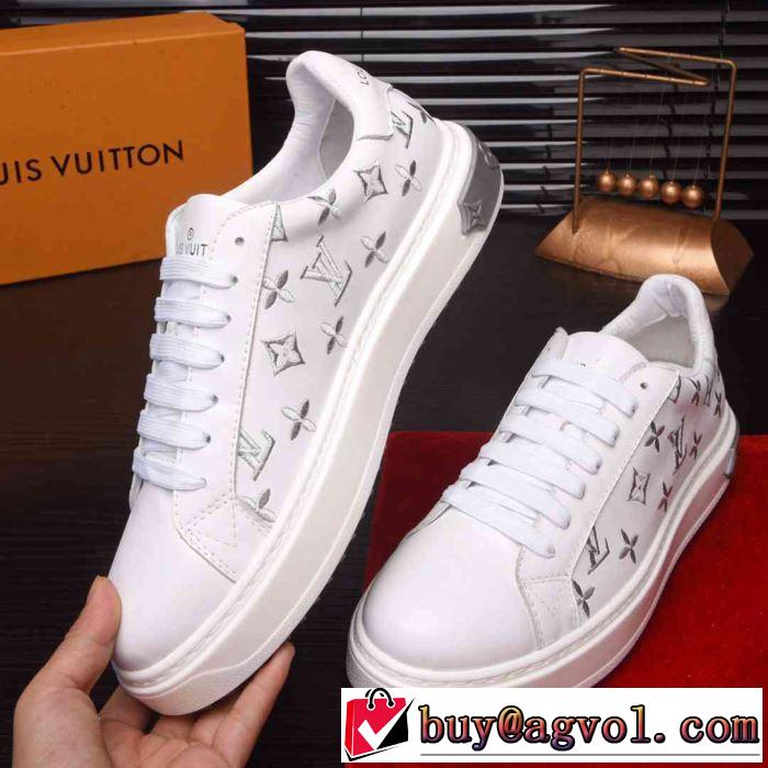 【2019春夏】最新コレクション  ルイ ヴィトン LOUIS VUITTON ランニングシューズ 2色可選 スタイルアップ効果