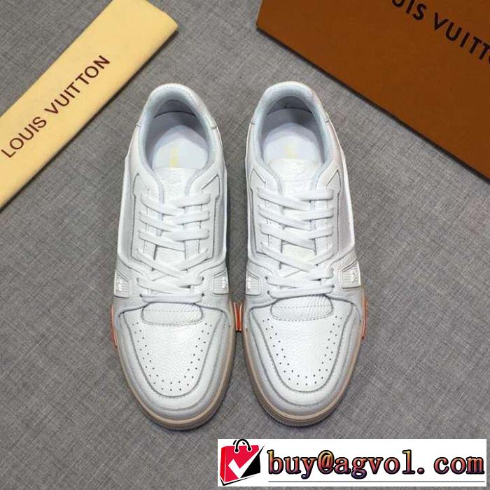 最新のトレンドブランド人気的 2019年最新ファッション ルイ ヴィトン LOUIS VUITTON カジュアルシューズ 2色可選