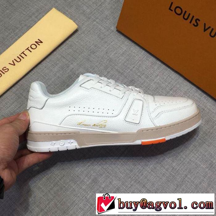 最新のトレンドブランド人気的 2019年最新ファッション ルイ ヴィトン LOUIS VUITTON カジュアルシューズ 2色可選