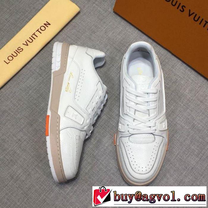 最新のトレンドブランド人気的 2019年最新ファッション ルイ ヴィトン LOUIS VUITTON カジュアルシューズ 2色可選