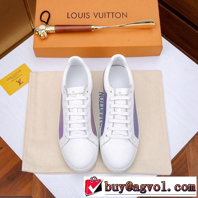 春夏の流行り2019新品 ルイ ヴィトン LOUIS VUITTON ランニングシューズ 2色可選 男女兼用 スタイリッシュに新着