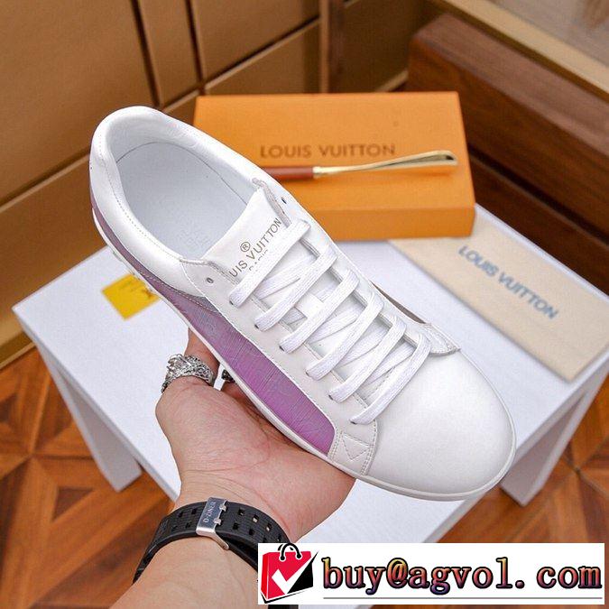 春夏の流行り2019新品 ルイ ヴィトン LOUIS VUITTON ランニングシューズ 2色可選 男女兼用 スタイリッシュに新着
