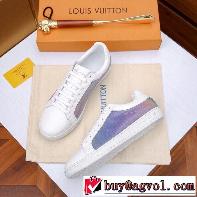 春夏の流行り2019新品 ルイ ヴィトン LOUIS VUITTON ランニングシューズ 2色可選 男女兼用 スタイリッシュに新着