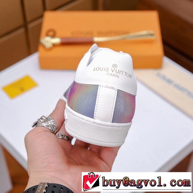 春夏の流行り2019新品 ルイ ヴィトン LOUIS VUITTON ランニングシューズ 2色可選 男女兼用 スタイリッシュに新着