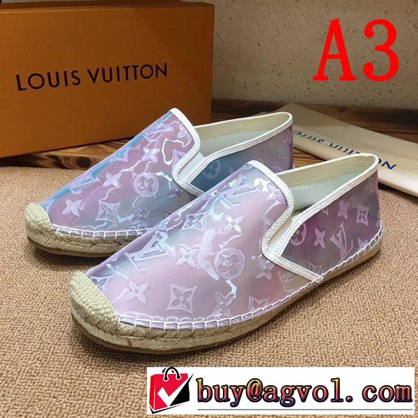 2019春夏の大注目トレンド ルイ ヴィトン LOUIS VUITTON カジュアルシューズ 3色可選 男女兼用 人気夏ファションおすすめ