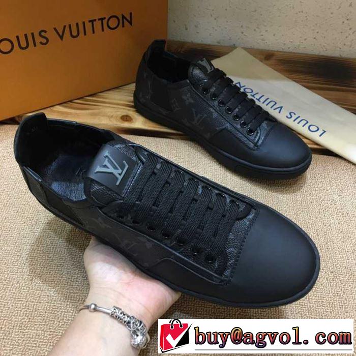 2019年の春夏に着たい ルイ ヴィトン LOUIS VUITTON カジュアルシューズ 2色可選 季節をまたい新作アイテム