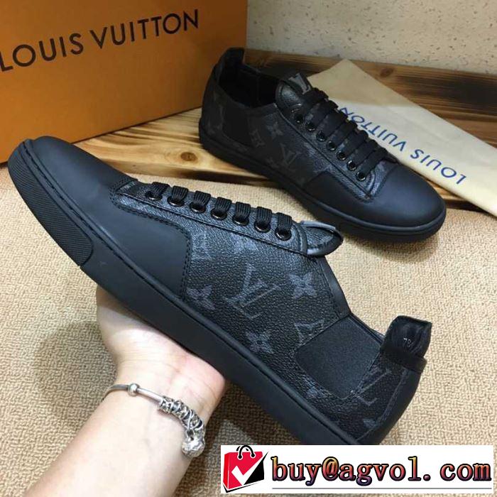2019年の春夏に着たい ルイ ヴィトン LOUIS VUITTON カジュアルシューズ 2色可選 季節をまたい新作アイテム