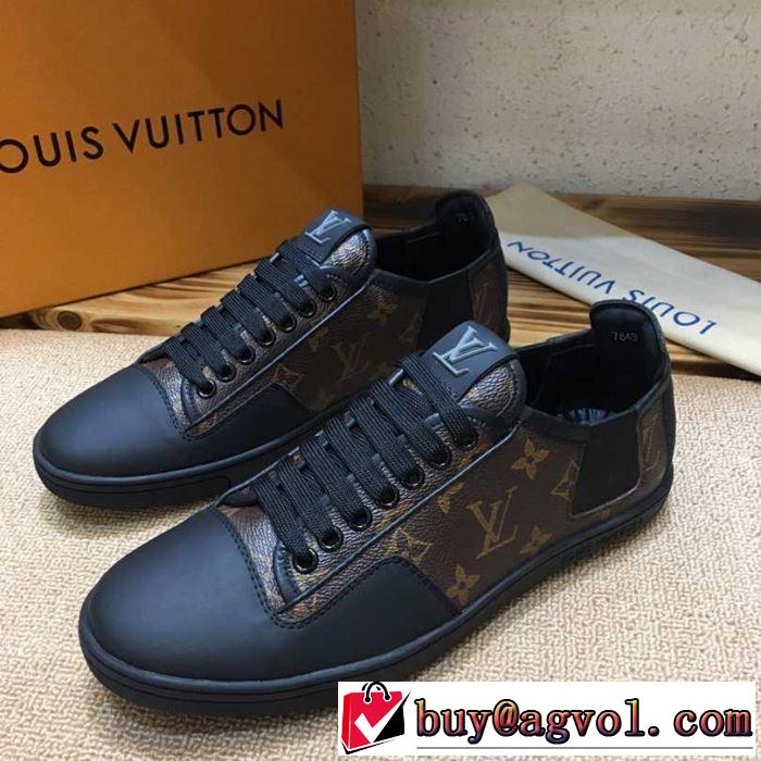 2019年の春夏に着たい ルイ ヴィトン LOUIS VUITTON カジュアルシューズ 2色可選 季節をまたい新作アイテム