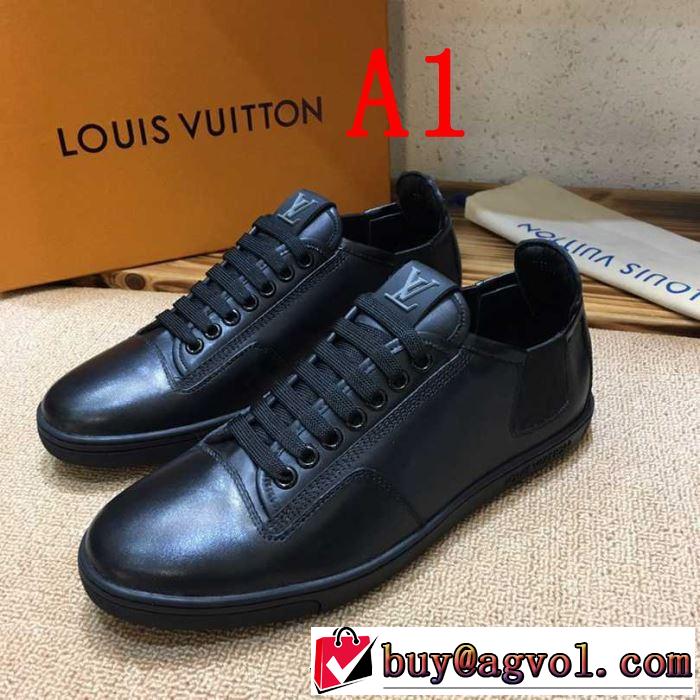 まずは定番！人気アイテム ルイ ヴィトン LOUIS VUITTON カジュアルシューズ 3色可選 2019年最新ファッション
