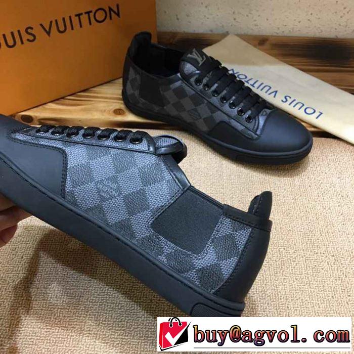 2019春夏も引き続き人気セール ルイ ヴィトン LOUIS VUITTON カジュアルシューズ 2色可選 今季は特に注目ファション