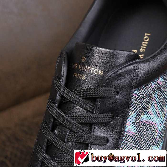 秋こそ楽しめるアイテム ルイ ヴィトン LOUIS VUITTON 今年らしいおすすめ新品 ランニングシューズ 2019秋断然ブランド推し 3色可選