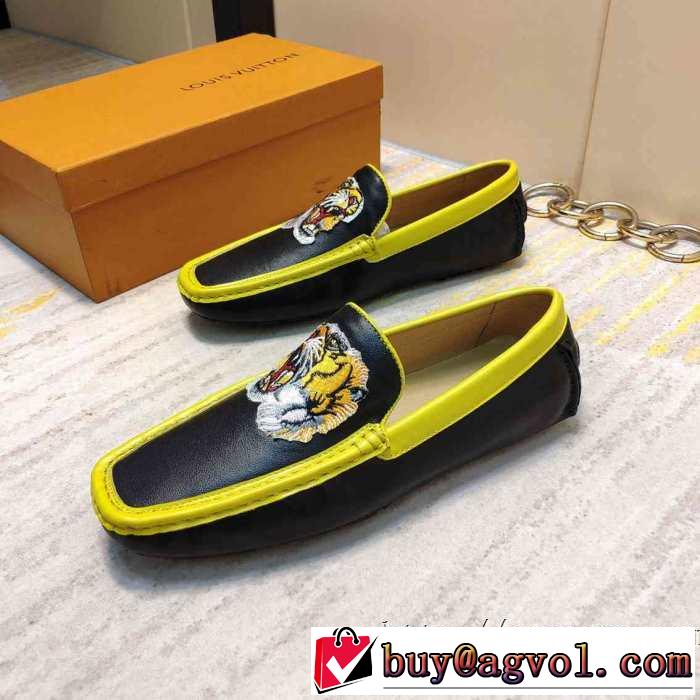 今季トレンドをうまく取り ルイ ヴィトン LOUIS VUITTON 2色可選 お洒落で秋冬注目トレンド ローファー 【2019秋冬】の注目トレンド