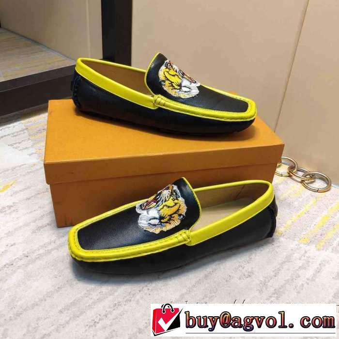 今季トレンドをうまく取り ルイ ヴィトン LOUIS VUITTON 2色可選 お洒落で秋冬注目トレンド ローファー 【2019秋冬】の注目トレンド