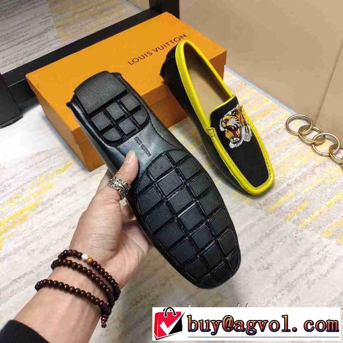 今季トレンドをうまく取り ルイ ヴィトン LOUIS VUITTON 2色可選 お洒落で秋冬注目トレンド ローファー 【2019秋冬】の注目トレンド