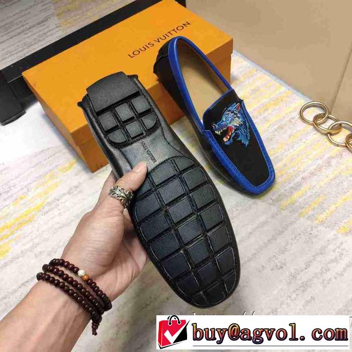 ローファー 2019-20秋冬取り入れやすい ルイ ヴィトン LOUIS VUITTON オシャレスタイルが今年流 今季トレンド抜け感新品