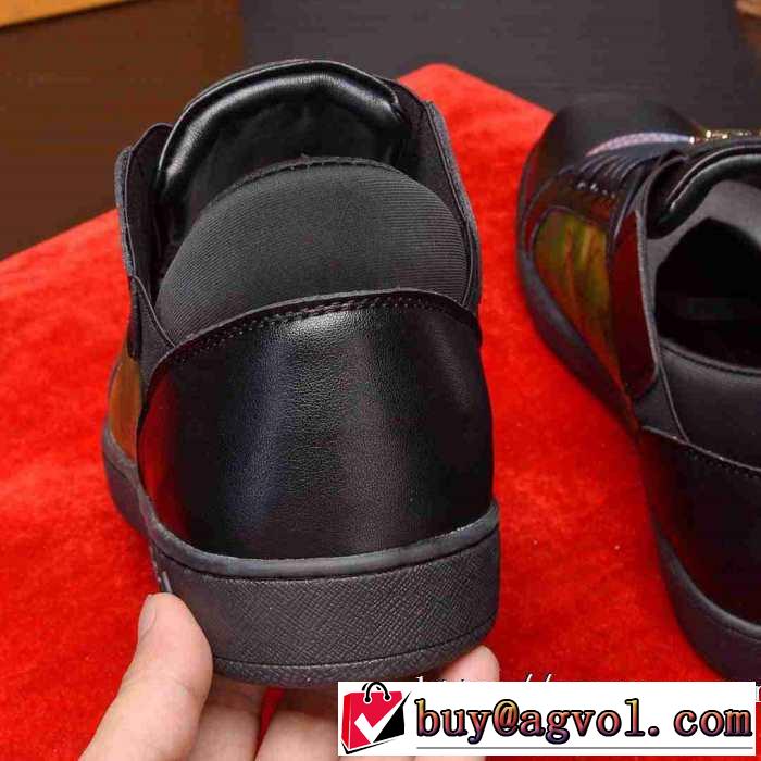 とにかく完璧ブランド新作 ルイ ヴィトン 秋服コーデ2019年版 LOUIS VUITTON 2色可選 ランニングシューズ 大胆なチェックの人気トレンド