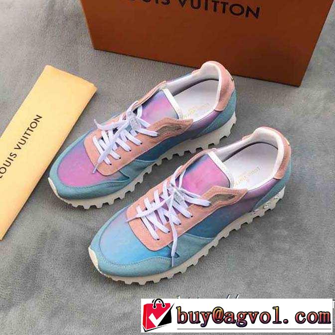 人気ファッション雑誌でも掲載 ルイ ヴィトン LOUIS VUITTON 2019-2020秋冬のファッション ランニングシューズ 機能性が良くブランド新品