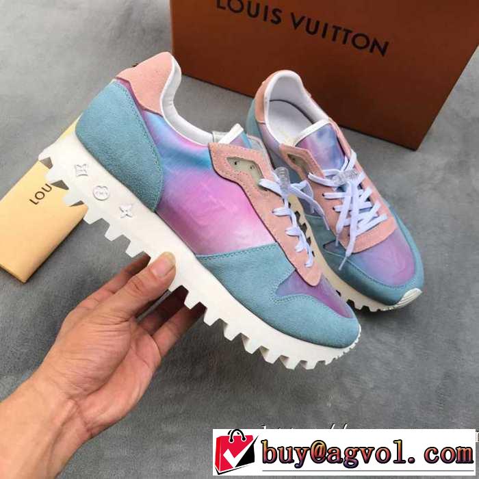 人気ファッション雑誌でも掲載 ルイ ヴィトン LOUIS VUITTON 2019-2020秋冬のファッション ランニングシューズ 機能性が良くブランド新品
