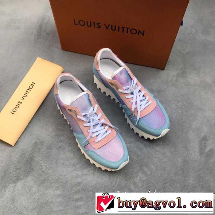 人気ファッション雑誌でも掲載 ルイ ヴィトン LOUIS VUITTON 2019-2020秋冬のファッション ランニングシューズ 機能性が良くブランド新品