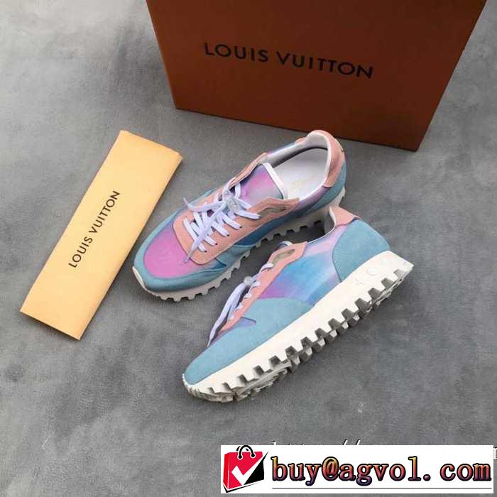 人気ファッション雑誌でも掲載 ルイ ヴィトン LOUIS VUITTON 2019-2020秋冬のファッション ランニングシューズ 機能性が良くブランド新品