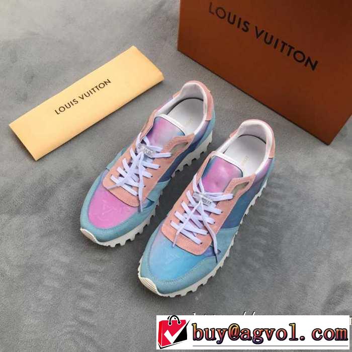 人気ファッション雑誌でも掲載 ルイ ヴィトン LOUIS VUITTON 2019-2020秋冬のファッション ランニングシューズ 機能性が良くブランド新品
