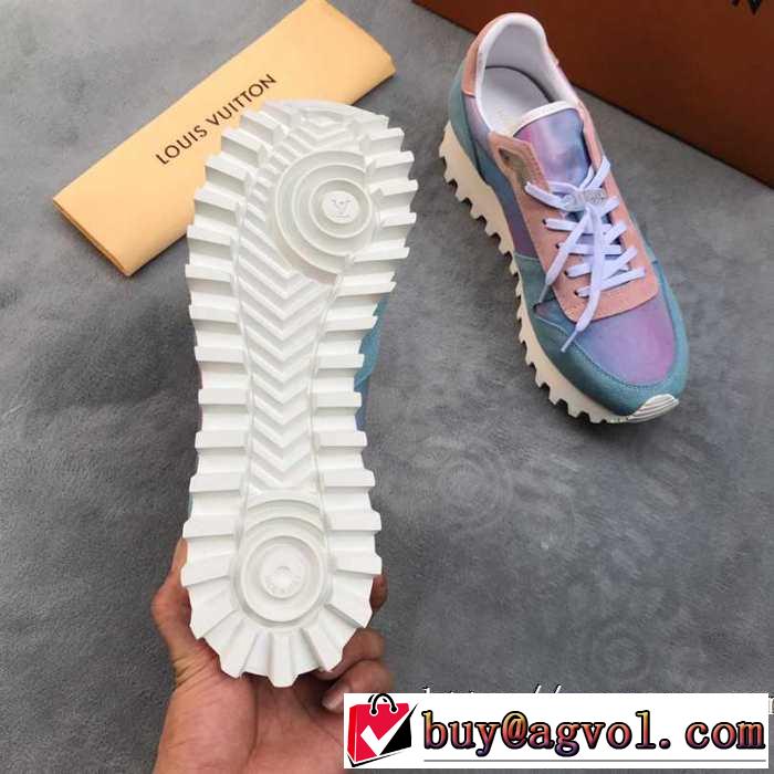 人気ファッション雑誌でも掲載 ルイ ヴィトン LOUIS VUITTON 2019-2020秋冬のファッション ランニングシューズ 機能性が良くブランド新品