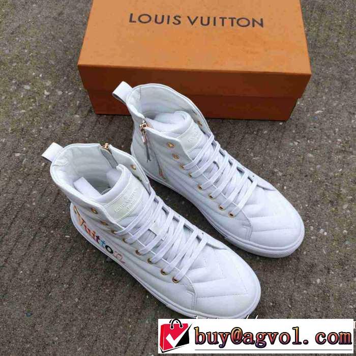 ハイトップシューズ 毎日はちょっとイイ秋冬新品 ルイ ヴィトン 優しいのに存在感 LOUIS VUITTON 2020秋冬流行ファション
