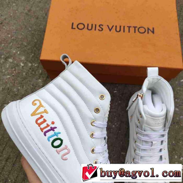 ハイトップシューズ 毎日はちょっとイイ秋冬新品 ルイ ヴィトン 優しいのに存在感 LOUIS VUITTON 2020秋冬流行ファション