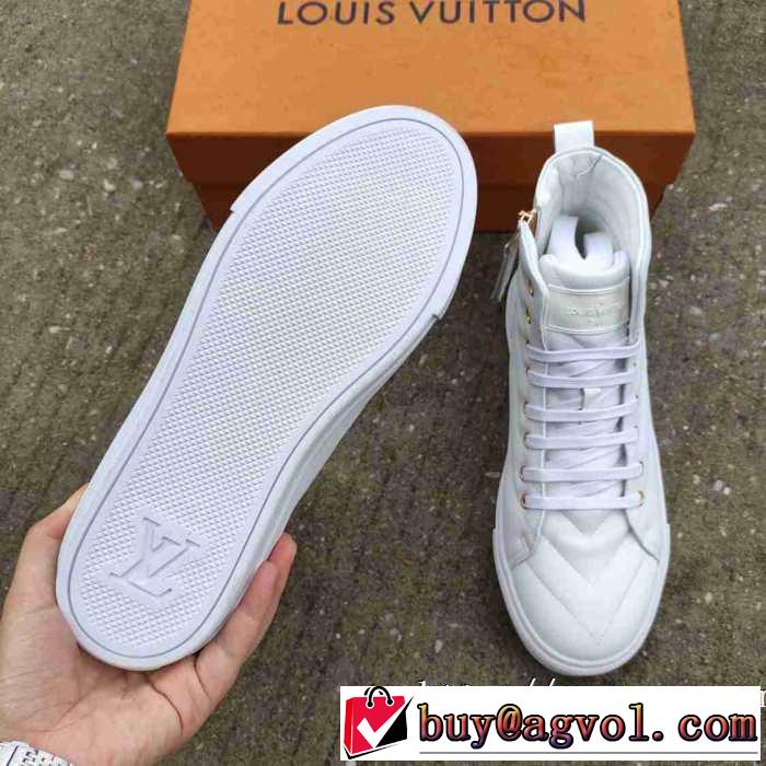 ハイトップシューズ 毎日はちょっとイイ秋冬新品 ルイ ヴィトン 優しいのに存在感 LOUIS VUITTON 2020秋冬流行ファション