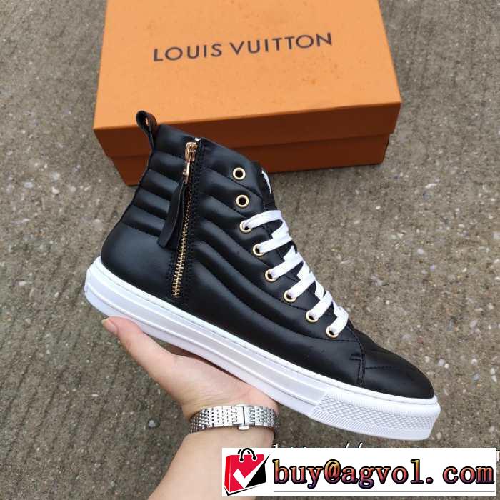LOUIS VUITTON  2020秋冬流行ファション  ルイ ヴィトンファッショントレンドを早速チェック ハイトップシューズ
