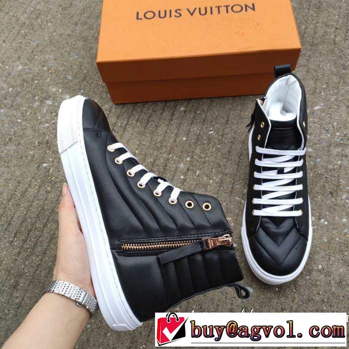 LOUIS VUITTON  2020秋冬流行ファション  ルイ ヴィトンファッショントレンドを早速チェック ハイトップシューズ