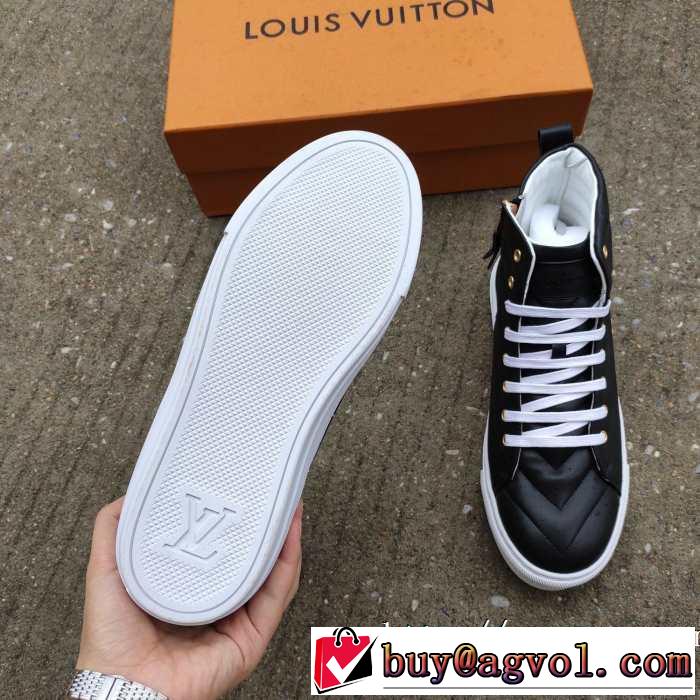 LOUIS VUITTON  2020秋冬流行ファション  ルイ ヴィトンファッショントレンドを早速チェック ハイトップシューズ