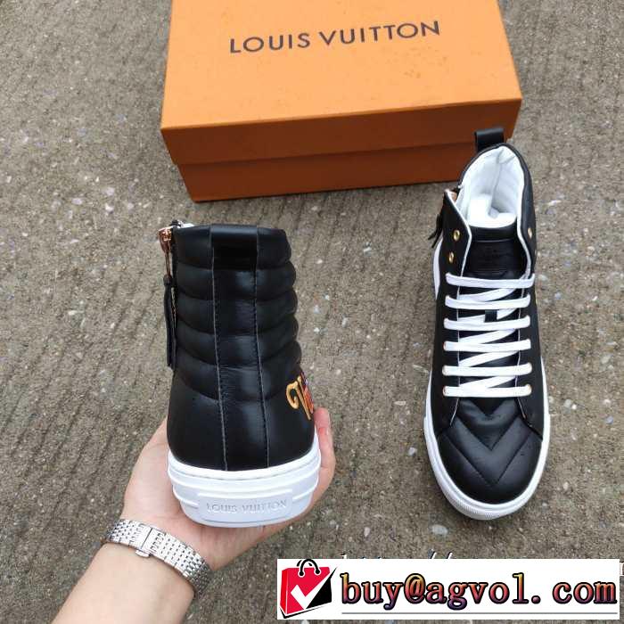 LOUIS VUITTON  2020秋冬流行ファション  ルイ ヴィトンファッショントレンドを早速チェック ハイトップシューズ
