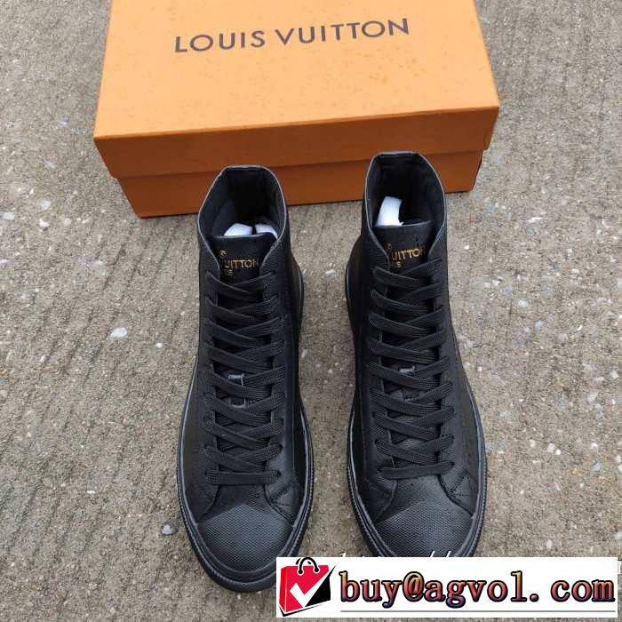 最高にCOOL秋冬新作 ルイ ヴィトンハイトップシューズ LOUIS VUITTON シンプルに着こなしたい 秋冬から人気継続中