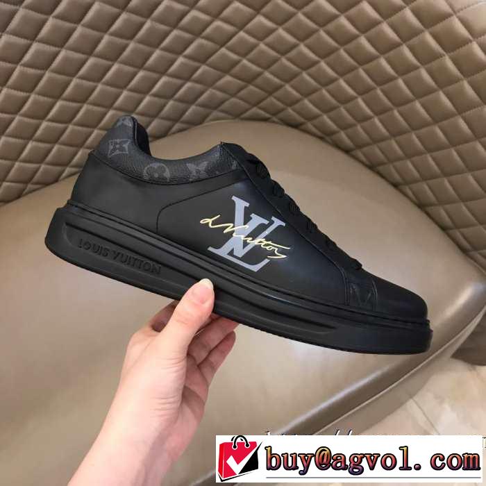 LOUIS VUITTON おしゃれでおすすめ今季トレンド ルイ ヴィトン2019トレンドファッション新品 ランニングシューズ 今季トレンドをうまく取り