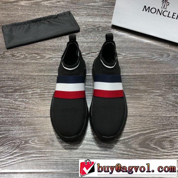 モンクレール MONCLER ランニングシューズ  2色可選 2019春夏の大注目トレンド まずは定番！人気アイテム