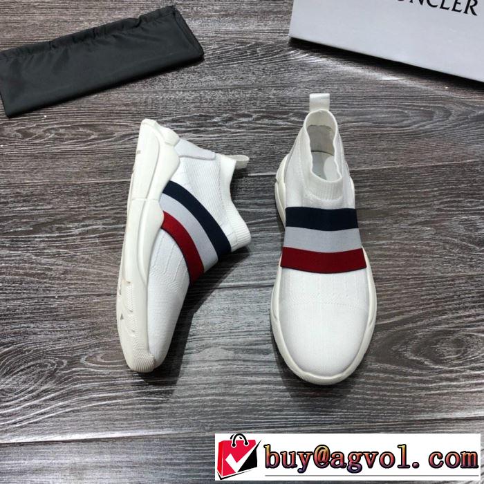 モンクレール MONCLER ランニングシューズ  2色可選 2019春夏の大注目トレンド まずは定番！人気アイテム