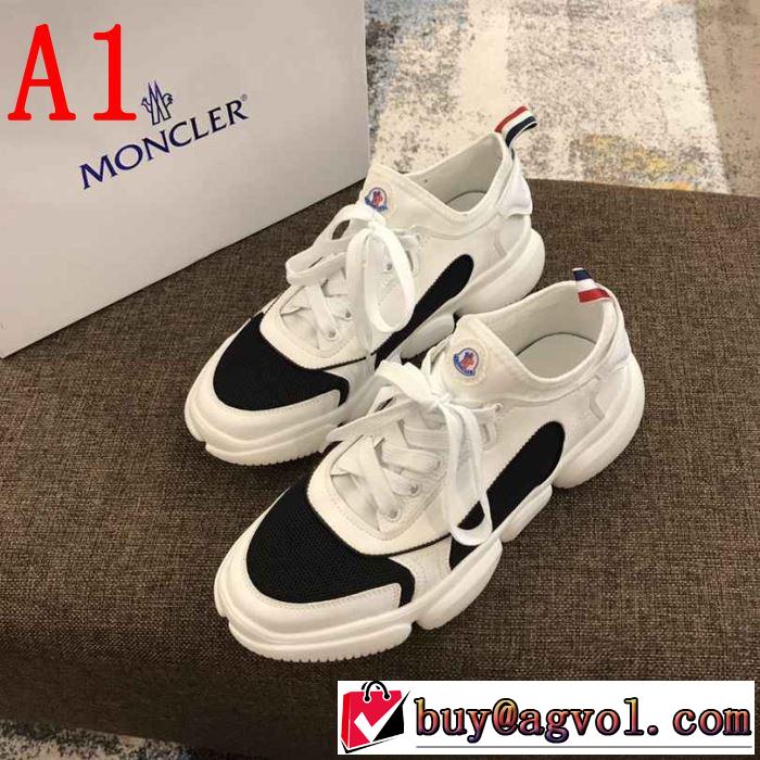 2019年春夏シーズンの人気 最新のトレンドブランド人気的 モンクレール MONCLER ランニングシューズ  3色可選