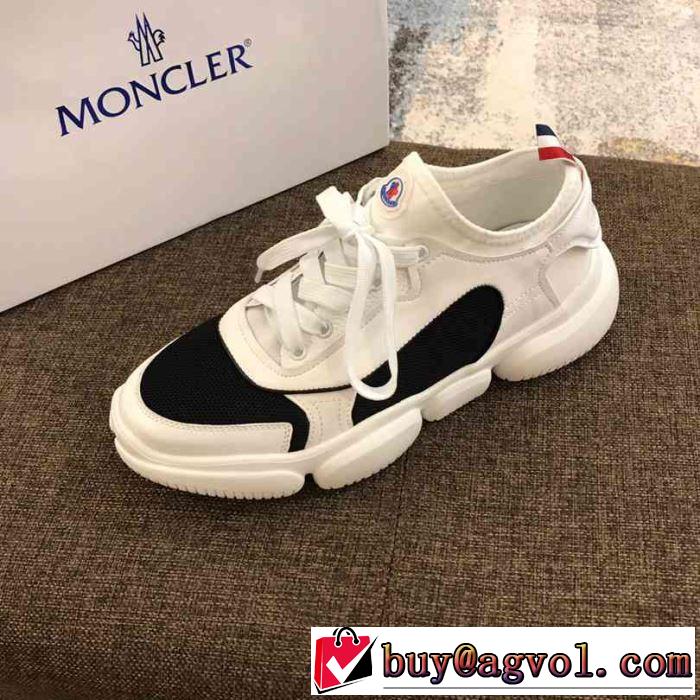 2019年春夏シーズンの人気 最新のトレンドブランド人気的 モンクレール MONCLER ランニングシューズ  3色可選