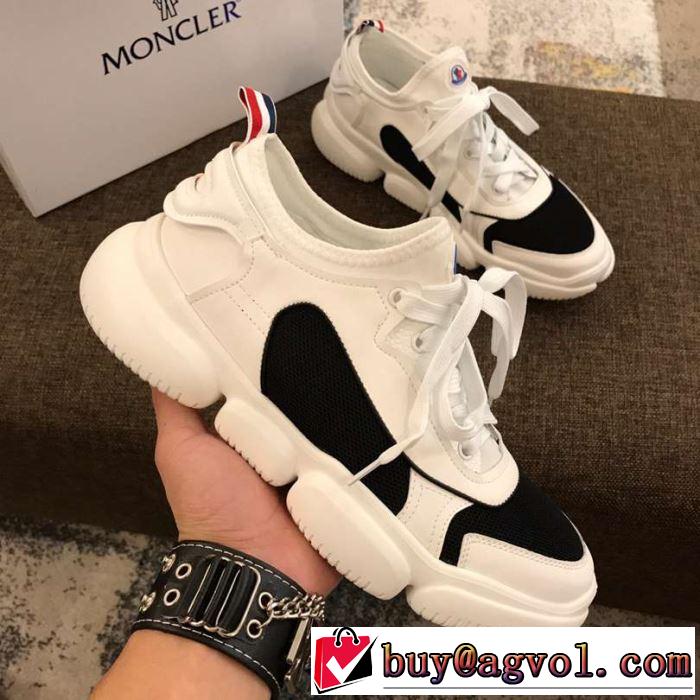 2019年春夏シーズンの人気 最新のトレンドブランド人気的 モンクレール MONCLER ランニングシューズ  3色可選
