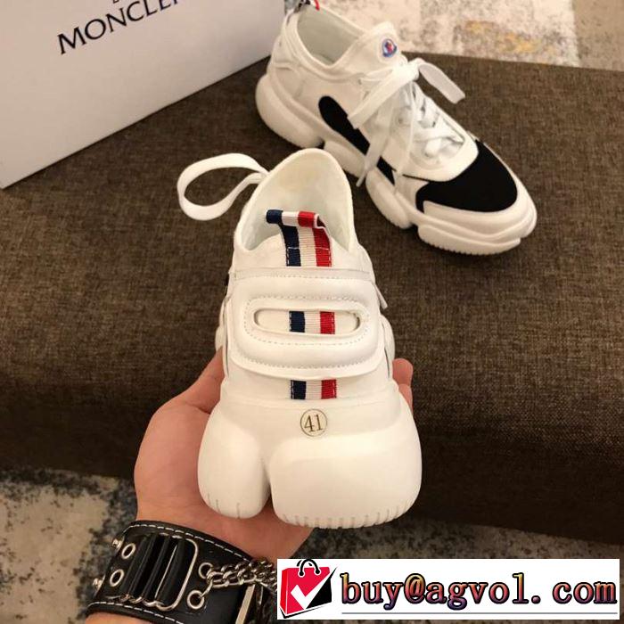 2019年春夏シーズンの人気 最新のトレンドブランド人気的 モンクレール MONCLER ランニングシューズ  3色可選