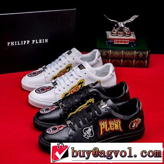 2019年春夏流行ファッション 大人可愛いスタイル PHILIPP PLEIN フィリッププレイン 2色可選 カジュアルシューズ