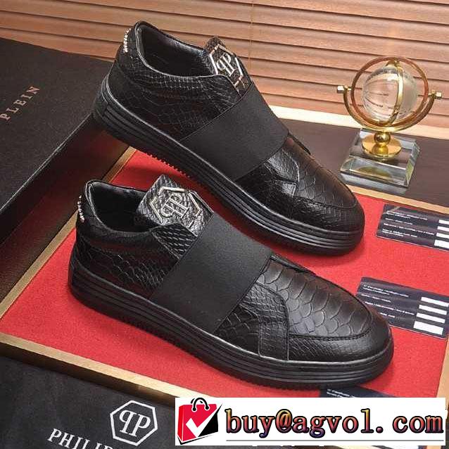 PHILIPP PLEIN フィリッププレイン カジュアルシューズ 4色可選 【2019春夏】最新コレクション 春夏のトレンドアイテム