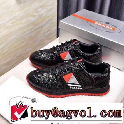 PRADA プラダ カジュアルシューズ 2019SSのトレンド商品 春夏シンプルファッションでOK！夏キレ味をプラス