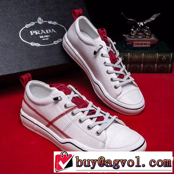 2019夏色っぽさ PRADA プラダ カジュアルシューズ 2色可選 素敵なスタイルで夏の定番 魅力的な今年らしい