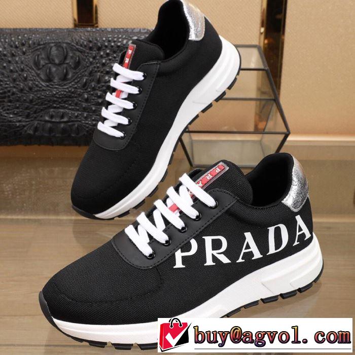 2019夏ファション新品 プラダ PRADA カジュアルシューズ 2色可選 夏気分UP最新コレクション