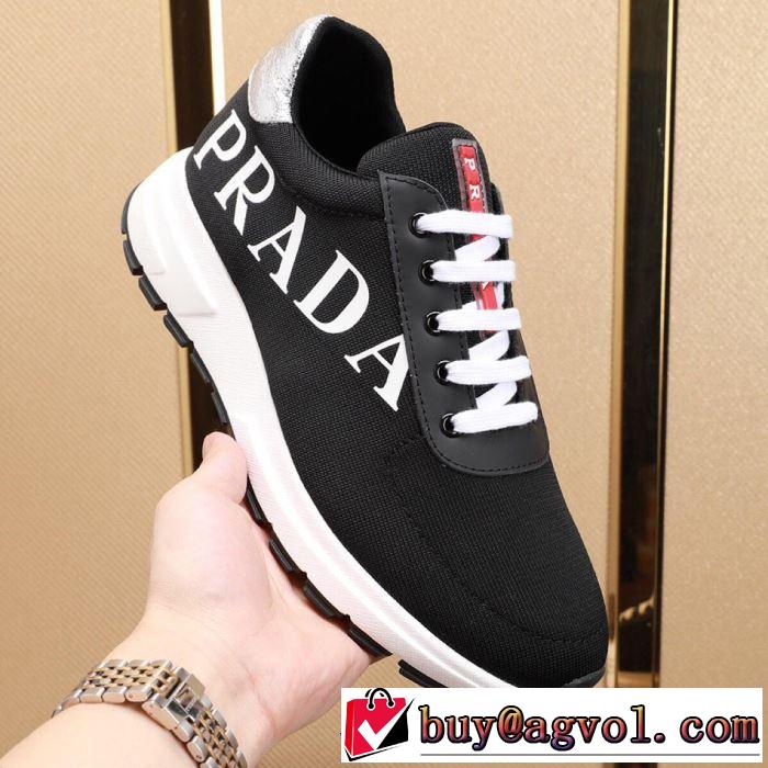 2019夏ファション新品 プラダ PRADA カジュアルシューズ 2色可選 夏気分UP最新コレクション