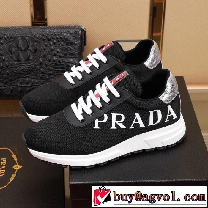 2019夏ファション新品 プラダ PRADA カジュアルシューズ 2色可選 夏気分UP最新コレクション