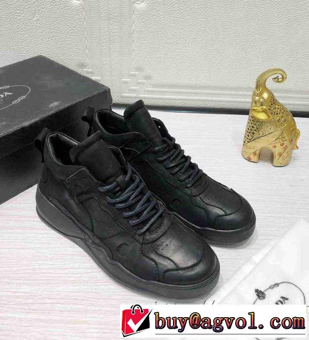 プラダ  寒い季節トレンド上品 PRADA 先取り 2019/2020秋冬ファッション ランニングシューズ 最新作おすすめしたい秋冬