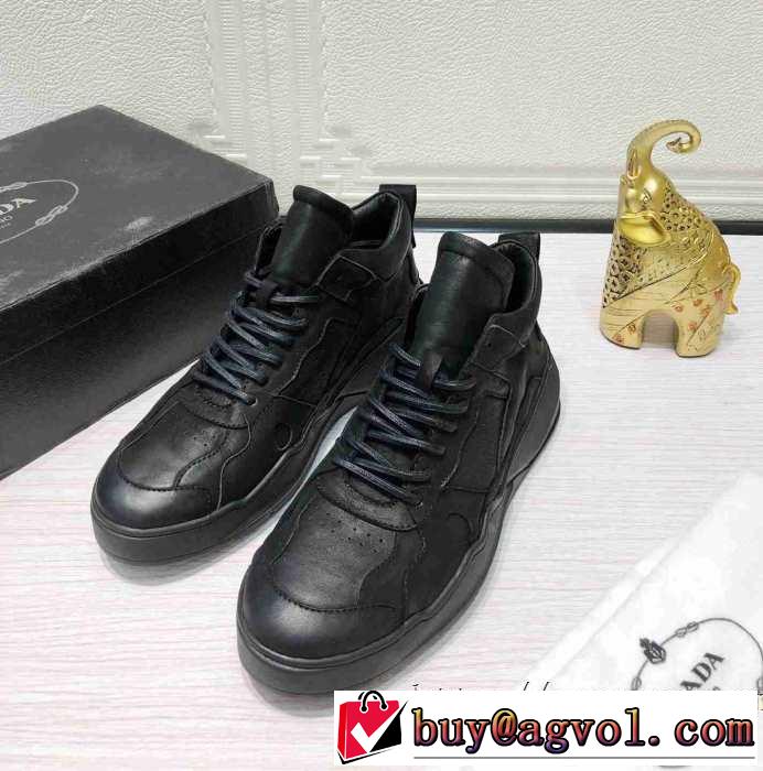 プラダ  寒い季節トレンド上品 PRADA 先取り 2019/2020秋冬ファッション ランニングシューズ 最新作おすすめしたい秋冬
